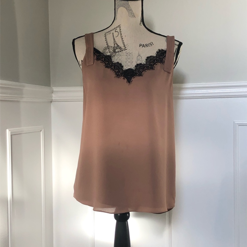 Babaton Sleeveless Blouse with Lace